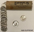  1  Mercury Dime From Obw Roll Estate Hoard Choice-gem Bu Unc 90  Silver