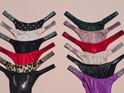 Victoria s Secret Shine Strap Brazilian Bling Panty Rhinestone All Sizes