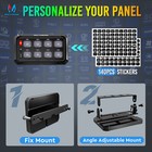 Mictuning Rgb 8 Gang Switch Panel Led Light Bar Relay System Marine Boat