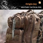 3 Pack Tungsten Steel Military Tactical Pen Set  Multifunctional Edc Self Defens