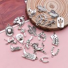80 Pcs Western Cowboy Charms For Jewelry Making Horse Cowboy Boot Charms