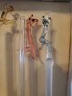 Vintage Swizzle Sticks Glass In Original Package Animals Set Of 9 Saxon Glass