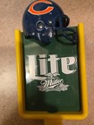 Vintage Chicago Bears Miller Lite Nfl Football Goal Post Tap Handle Game Room 