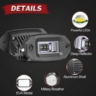 2x 4  Flush Mount Led Work Light Rear Bumper Reverse Pods Offroad Truck Driving
