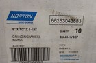 Norton 66253043883 10 Pk 8 In Diameter 46 Grit Type 1 Straight Grinding Wheel