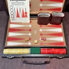Vtg Lowe 1 1 4  Butterscotch  red Backgammon Set All Bakelite