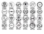 Custom Initials Wax Seal Stamp Wedding Personalized Sealing Logo Birthday Gift