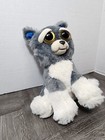 Feisty Pets Husky Dog Sammy Suckerpunch Gray Plush 8    Evil Grin Stuffed Animal