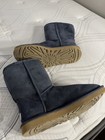 Ugg Australia Classic Short 5825 Navy Blue Suede Boots Women   s Size 7