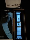 Nomad Rocky Point Band Strap For Apple Watch 45 46 49mm  Glow  Titanium