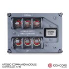 Apollo Command Module Master Alarm Panel - Operable Industrial Upgraded Switches