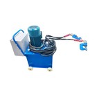 220v Double Head Electric Hydraulic Riveting Machine 9 5gal 36l Oil Capacity