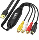 Vhs To Digital Converter - Usb Video Capture Card For Pc And Ma C Free Shipping