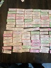 Large Lot Of 150 Original Jukebox 45 Record Title Strips  p44
