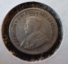 1919 Newfoundland Sterling Silver 5 Cents-silver Nickel -v759