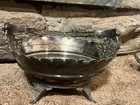 Antique Wilcox Plate Company Bridal Basket Ornate Handle Bird Design  Floral