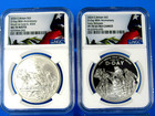 2024 G  Britain  2-coin Set  80th Anniversary    D-day-ww Ii Ngc Pf 70 Ucam Er