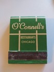 Vintage Matches From O connell s Restaurants Chicago Illinois
