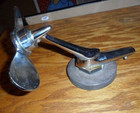      Vintage Heavy Chrome Propeller From Hood Ornament Radiator Cap Collection     