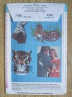 Vtg Simplicity Sewing Pattern 7116 Embroidery Transfer Endangered Species Nos Ff
