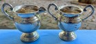 Crown Sterling Silver Creamer And Sugar Bowl