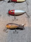 Lot Of 10 Antique   Vintage Fishing Lures  Mostly Wood  Varying Makers 