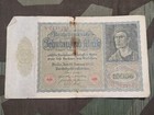 1922 German Weimar Mark Reichsbanknote Lot Of 5 Note Old Money As-is Circulated