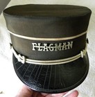 Vintage Illinois Central Railroad  I c r r  Flagman Hat cap  A g  Meier Co 