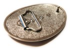Chr7 Western Steer Cowboy Rodeo Style     Belt Buckle Buck     Chrome silver Bull Us