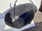 Vintage Reeves  17 Galvanized Steel Coal Scuttle ash Bucket   gb  