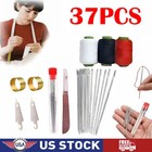 37pcs Sewing Tool Set  Steel Sewing Needle Kit  Threader And Needle Repair Kit