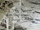 Buzz Aldrin Nasa Apollo 11 Moonwalker Signed 8x10 Autograph Photo Zarelli Coa