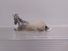 Breyer Stablemates Horse     Custom Lying Down Mare     Cm Rose Grey