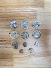 Longines Watch Movement   Dial Parts Lot Of 11 Swiss Mechanical Automatic Manual