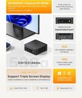 Bosgame P6 Ryzen 9 6900hx Mini Pc Gaming  24gb Lpddr5x  1tb Pcie 4 0 Nvme
