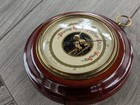 Vintage Antique Atco Barometer Wood  Brass   Glass Made In Germany  decoration 