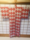 308  authentic   Vintage  Japanese Kimono Men s women s Robe Yukata Japan