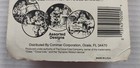 Vintage Coca Cola Plastic Coasters Santa Christmas 1992 Made In Usa Set Of 4