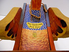 Vintage Fisher Price No  140 The Red Cackling Hen Pull Toy Usa 1954-57