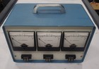 Vintage Triple 5a Dc Amperes Meter Amp Meter Analog