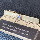 Vtg Masonic Square   Compass Gold Charm Insignia Tie Clip 12k Gf Anson Tie Clip