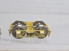 Sn3 Brass Sprung Truck Pair W  Metal Wheels Marked Griffin Denver