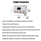 12v 24v Digital Display Air Conditioner Evaporator Assembly Motorhome Bus Truck