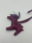 Hermes Milo Lambskin Lizard Touch Grigri Rodeo Horse Bag Charm Pm Rose Purple