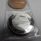 Pa  West Chester Coin Club 1970 Last Trolley Silver Medal Token And Copper