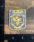 Vintage St Brieuc France Coat Of Arms Crest French Travel Souvenir Sew-on Patch
