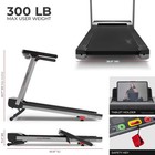 Sunny Health   Fitness Foldable Auto Incline Treadmill  20  Deck - Sf-t723030