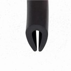 Black U Channel Edge Trim Seal Epdm 33 64  High X 11 32  Wide  per Foot   5 F   