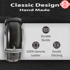 Men s Genuine Leather Belt Classic Pin Buckle Dress Casual Business Waist Belt