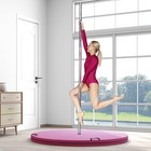 Foldable Pole Dance Crash Mat W  Handles  Pink